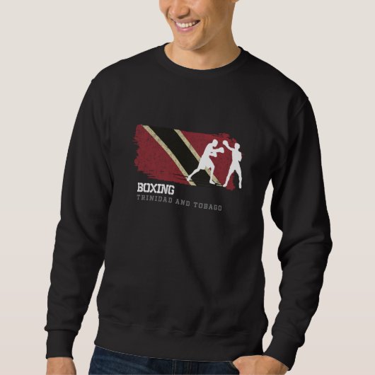 Boxing Trinidad & Tobago Combat Sports Fighter Box Sweatshirt (Vorderseite)