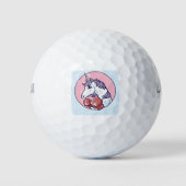 Boxing Unicorn Golfball (Vorderseite)