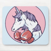 Boxing Unicorn Mousepad (Vorne)