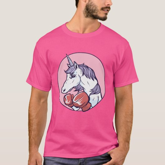 Boxing Unicorn T-Shirt (Vorderseite)