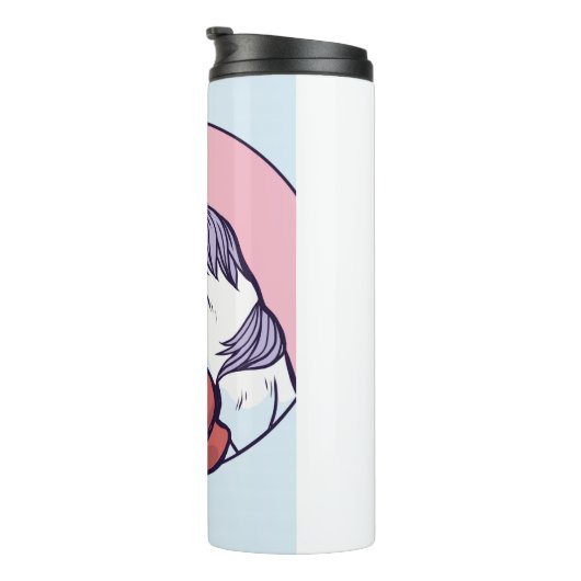 Boxing Unicorn Thermosbecher (Nach rechts gedreht)