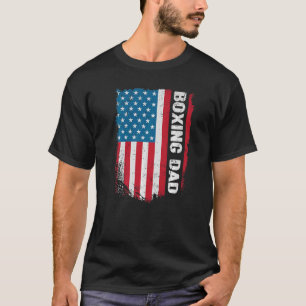 Boxing Vater America Us Flag Patriot Vintag T-Shirt
