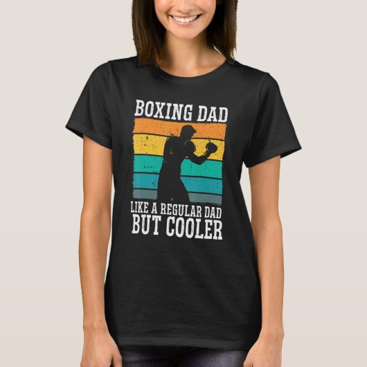 Boxing Vater Boxing Moves Boxing Coach Daddy Boxer T-Shirt (Vorderseite)