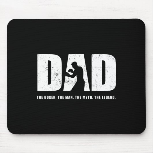 Boxing-Vater für Männer Mousepad (Vorne)