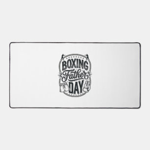 Boxing Vater Tag Vintage Gravur Shirt Design_1 Schreibtischunterlage