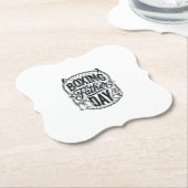 Boxing Vater Tag Vintage Gravur Shirt Design_1 Untersetzer (angewinkelt)