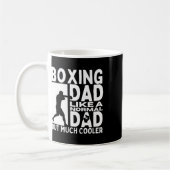 Boxing Vater Vater Zitat Funny Boxer Kaffeetasse (Links)