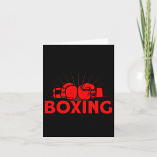Boxing Vintage Liebe Karte