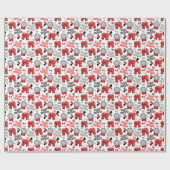 Boxing Wrapping Paper Geschenkpapier (Flach)