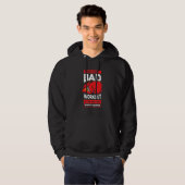 Boxingfor A Kickboxer Hoodie (Vorne ganz)