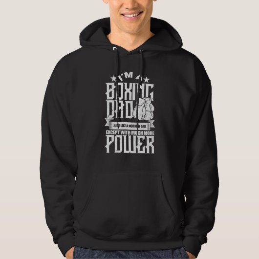 Boxinghandschuhe Kämpfer-Ringtrainer Hoodie (Vorderseite)