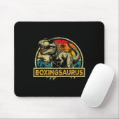 Boxingsaurus T Rex Dinosaur Boxing Saurus Familie Mousepad (Mit Mouse)