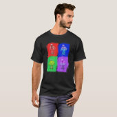 Boxkampf Box Boxer Pop Art T-Shirt (Vorne ganz)