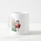 Boxkampf Kaffeetasse (Vorderseite Links)