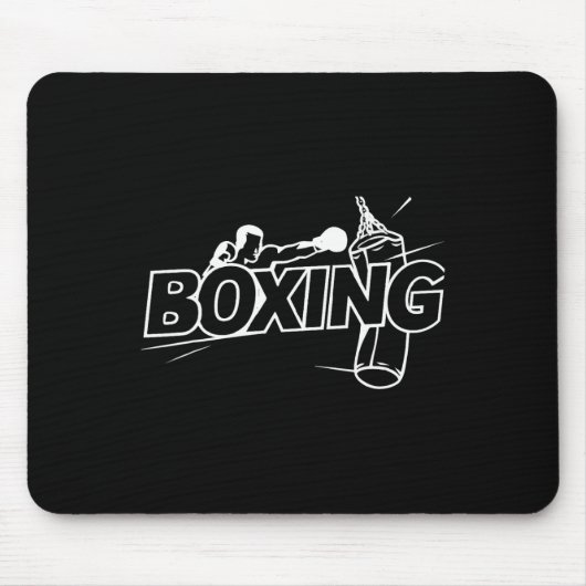 Boxkämpfer Boxen Kickboxen Boxfan Box Mousepad (Vorne)