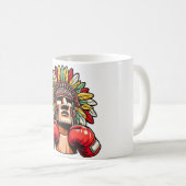 Boxkämpfer Muay Thai Kaffeetasse (VorderseiteRechts)