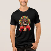 Boxkämpfer Muay Thai Tri-Blend Shirt (Vorderseite)