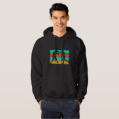 Boxkämpfer Retro Hoodie (Vorne ganz)