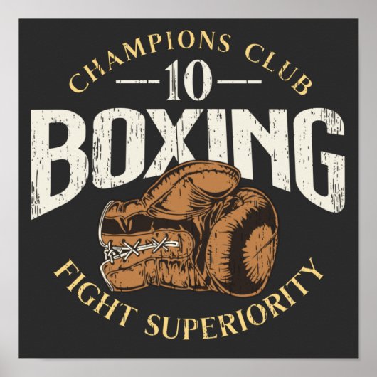 Boxkampfhandschuhe in Not Poster (Vorne)