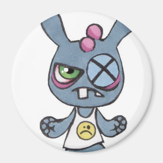 Boxkaninchen Grosses 3 Zoll rundes Magnet