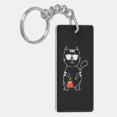 Boxkatzenboxen Kämpfen Sportspender Handschuhe Schlüsselanhänger (Vorderseite links)