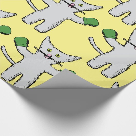 Boxkitten mit Mittens Thunder_Cove Geschenkpapier (Ecke)