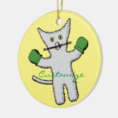Boxkitten mit Mittens Thunder_Cove Keramik Ornament (Links)