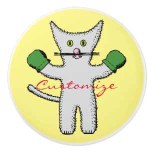 Boxkitten mit Mittens Thunder_Cove Keramikknauf