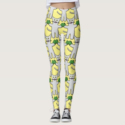 Boxkitten mit Mittens Thunder_Cove Leggings (Vorderseite)