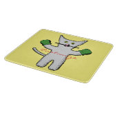 Boxkitten mit Mittens Thunder_Cove Schneidebrett (Ecke)
