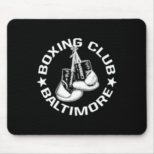 Boxklub Baltimore Handschuhe Grafik für ein Boxen Mousepad