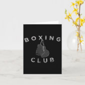 Boxklub Gewitterte Boxhandschuhe Karte (Gelbe Blume)
