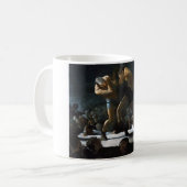 Boxklubgemälde von George Bellows Kaffeetasse (Vorderseite Links)
