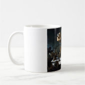 Boxklubgemälde von George Bellows Kaffeetasse (Links)