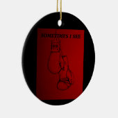 Boxkunst direkt bis zum Punch. Keramik Tree Dec Ornament (Rechts)