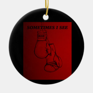 Boxkunst direkt bis zum Punch. Keramik Tree Dec Ornament