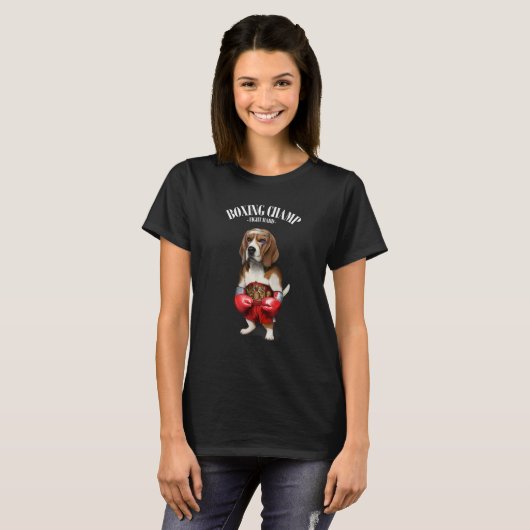 Boxmeister Beagle Hundekämpfer T-Shirt (Vorne ganz)