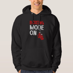 Boxmodus auf dem Beruflichen Boxer-Knockout-Punche Hoodie