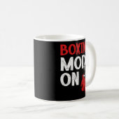 Boxmodus auf dem Beruflichen Boxer-Knockout-Punche Kaffeetasse (VorderseiteRechts)
