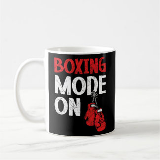 Boxmodus auf dem Beruflichen Boxer-Knockout-Punche Kaffeetasse