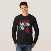 Boxmodus auf dem Beruflichen Boxer-Knockout-Punche T-Shirt (Vorne ganz)