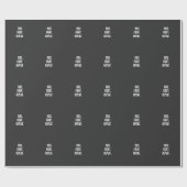 Boxmotivations-Shirt Geschenkpapier (Flach)