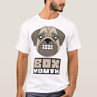 Boxmouth Mops-Hund T-Shirt