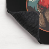 Boxotter mit Boxhandschuhen Kickboxen Lustiger Box Mousepad (Ecke)