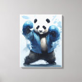Boxpanda sind Sie bereit Blue Panda Art Leinwanddruck (Vorderseite)