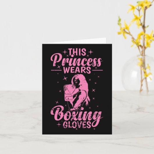 Boxprinzess Karte (Gelbe Blume)