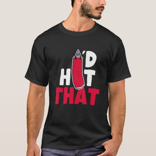 Boxpunchingtasche, die ich traf T-Shirt (Vorderseite)