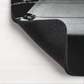 Boxring-schwarze u. weiße Mausunterlage Mousepad (Ecke)