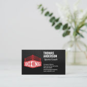 Boxring | Wettbewerbssport Visitenkarte (Stehend Vorderseite)