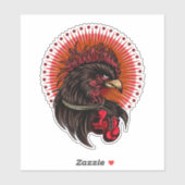 Boxrooster Aufkleber (Blatt)